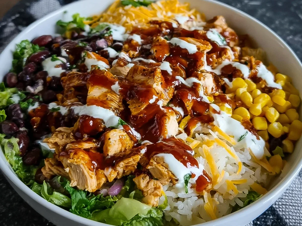 BBQ Ranch Chicken Bowl: Macro-Friendly, 42g Protein - Image 1