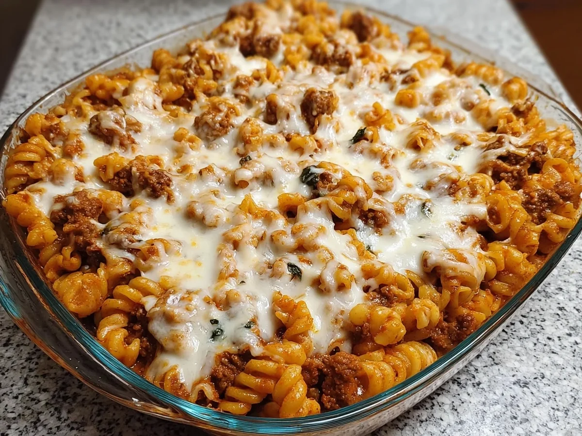 Cottage Cheese Protein Pasta Bake with Ground Beef - Image 2
