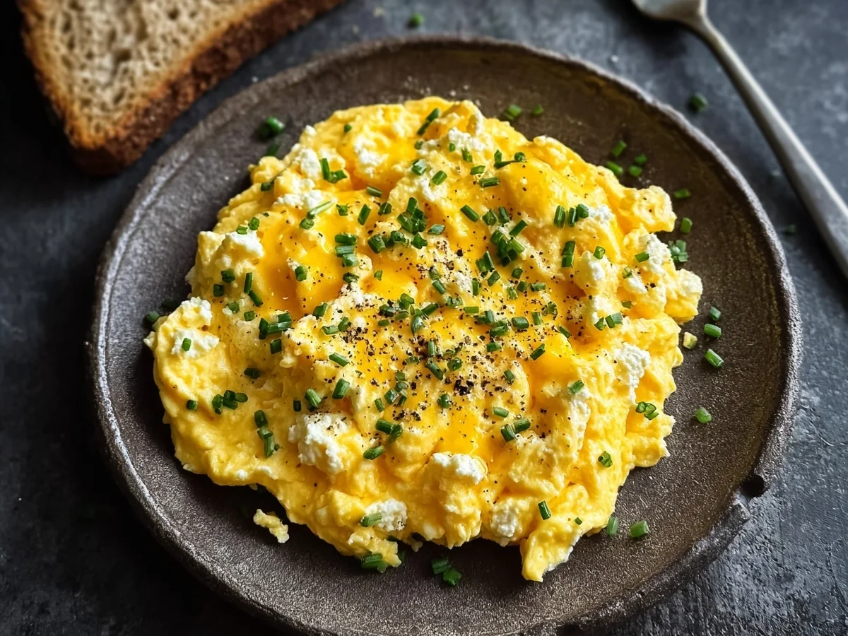 Cottage Cheese Scrambled Eggs: Creamy & Easy Recipe - Image 1