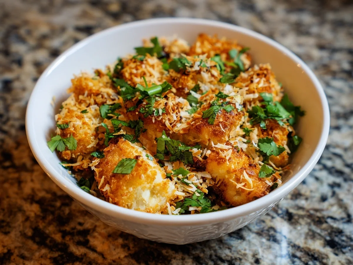 Crispy Coconut Tofu Bowl: Plant-Based Dinner Recipe - Image 1
