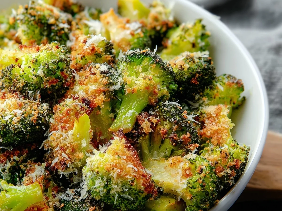 Crispy Parmesan Crusted Broccoli Florets - Image 1
