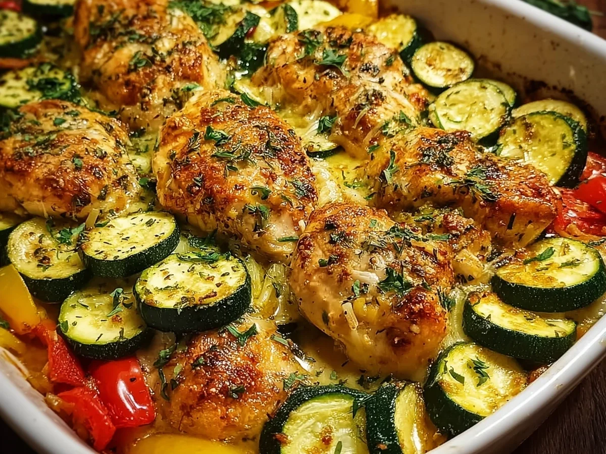 Easy Chicken Zucchini Bake: Healthy One-Dish Meal - Image 2