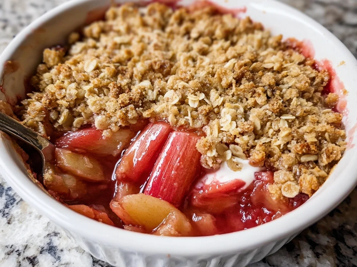 Easy Rhubarb Crisp: Quick & Delicious Dessert - Image 2