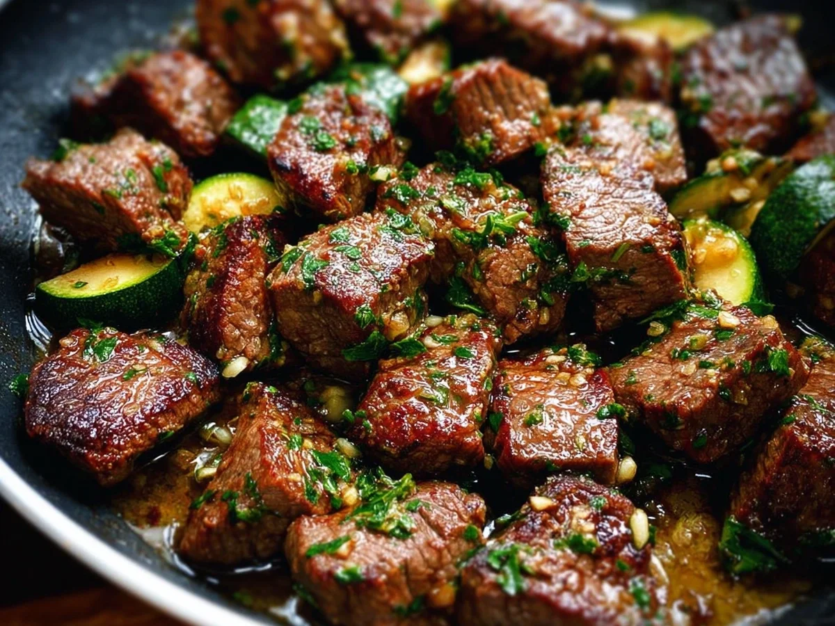 Garlic Butter Steak Bites: Quick 15-Min Low-Carb Dinner - Image 1