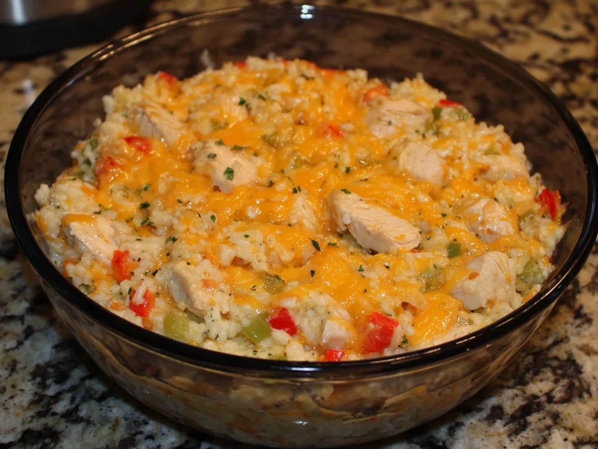 Healthy Chicken Cauliflower Rice Casserole - Image 2