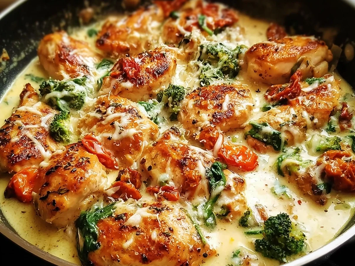 Healthy Low-Carb Creamy Tuscan Chicken - Image 1