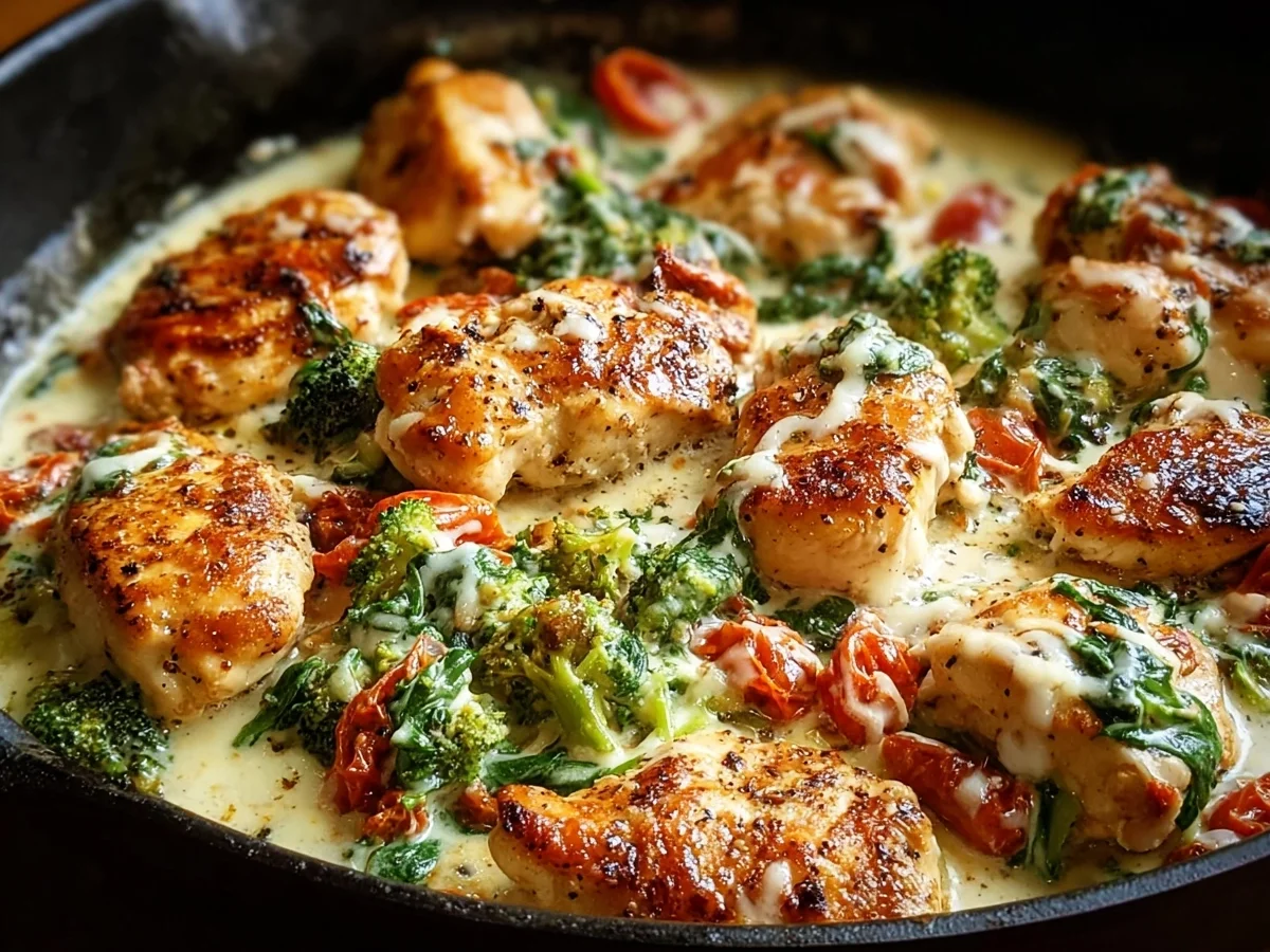 Healthy Low-Carb Creamy Tuscan Chicken - Image 2