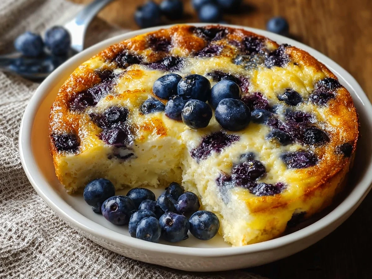 High Protein Blueberry Cottage Cheese Breakfast Bake - Image 2