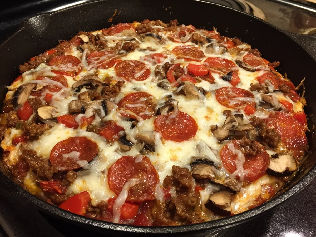 Low Carb Pizza Casserole: Quick & Easy Dinner Tonight - Image 2