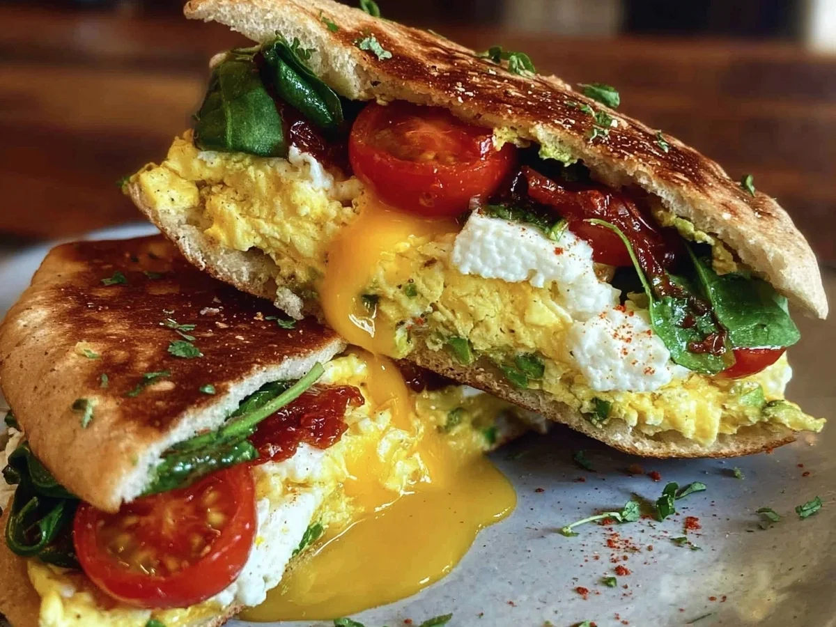 Mediterranean Breakfast Sandwich: Quick, High Protein - Image 2