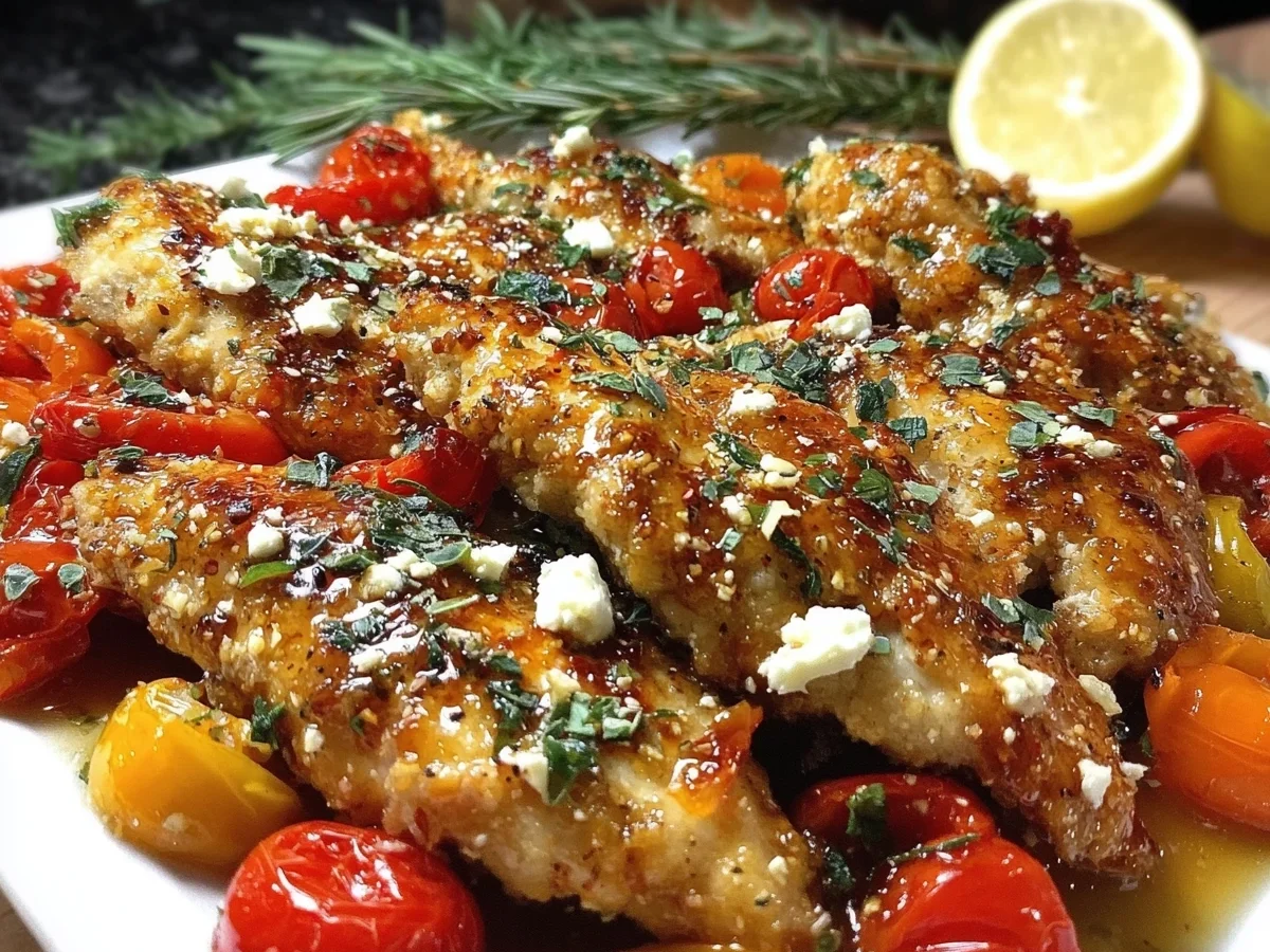Mediterranean Chicken Tenders: Quick, Healthy 35-Min Dinner - Image 1