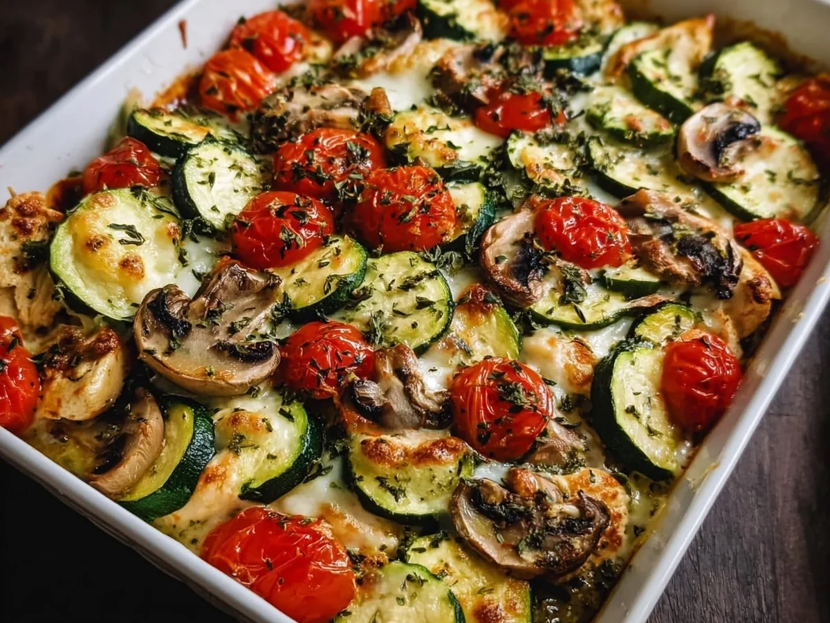Mediterranean Chicken Zucchini Bake: Easy Meal Prep - Image 1