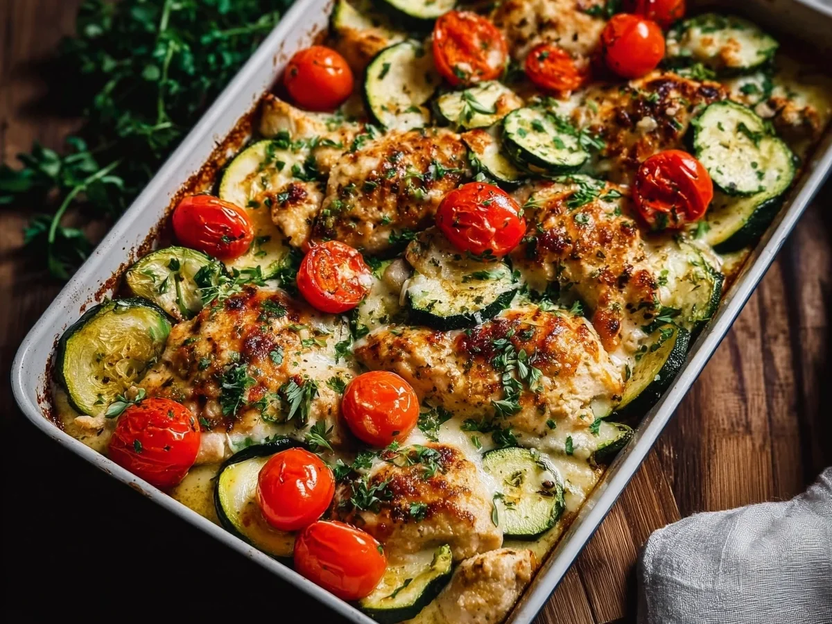 Mediterranean Chicken Zucchini Bake: Easy Meal Prep - Image 2