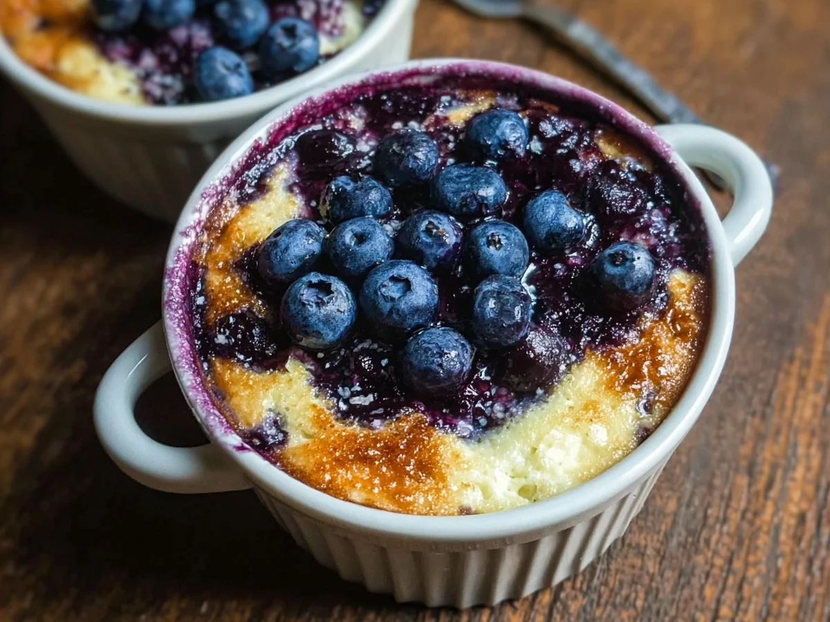Protein Baked Blueberry Cottage Cheese Bowls - Image 1