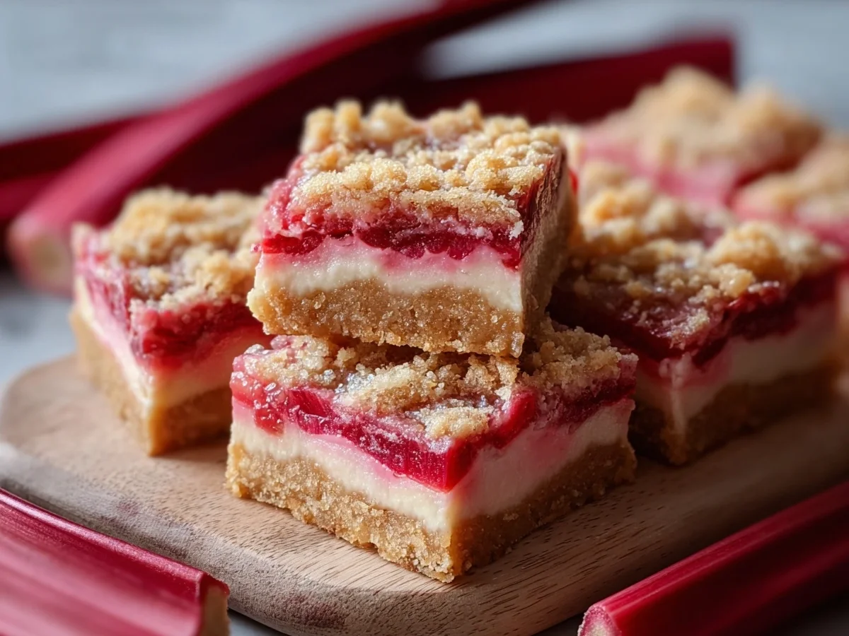 Rhubarb Cream Cheese Bars: Sweet & Tangy Dessert Recipe - Image 2