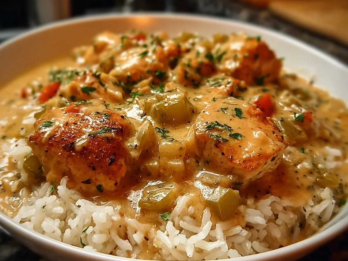 Smothered Chicken and Rice: Southern Comfort Dinner - Image 2