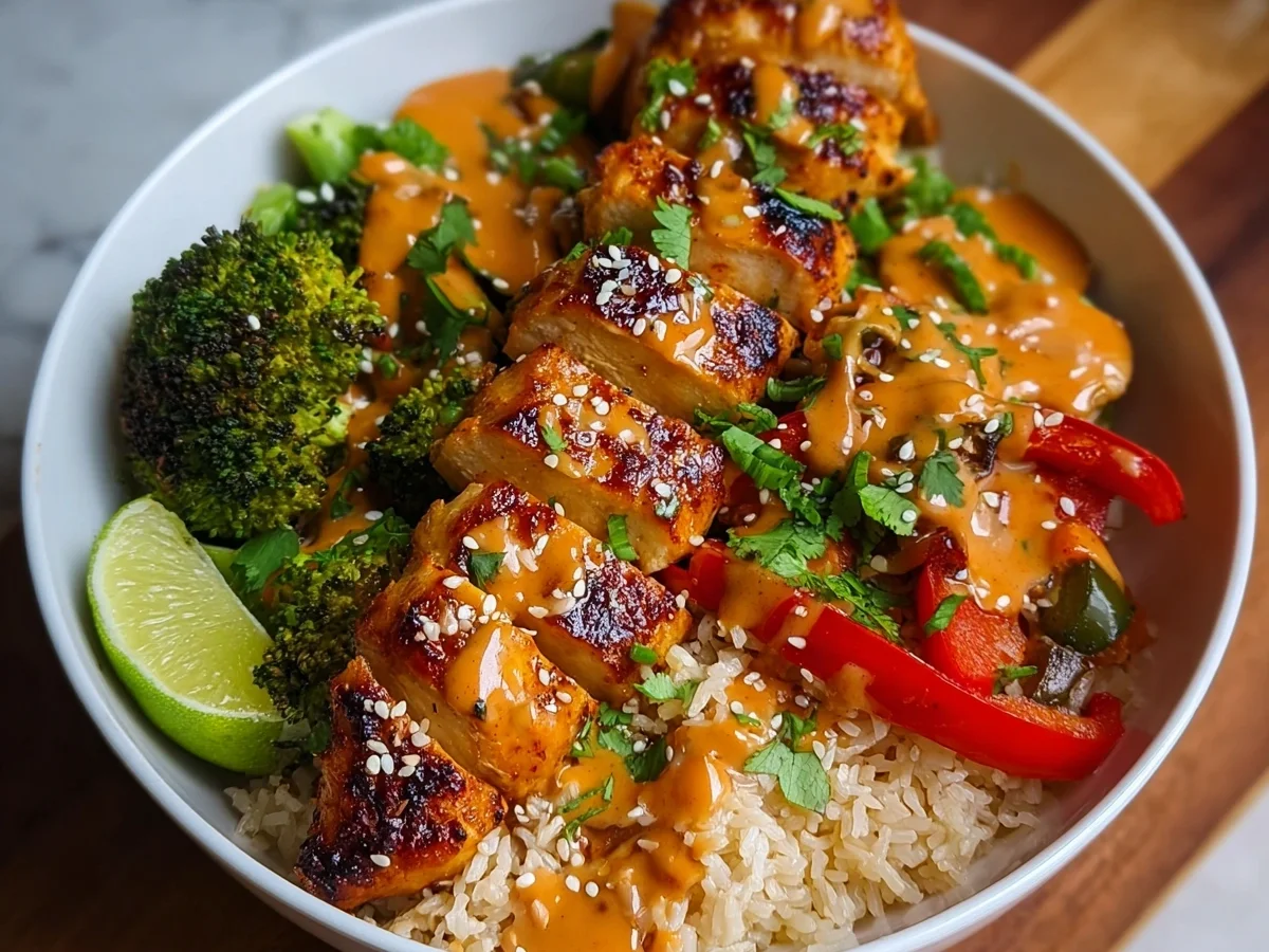 Sweet Chili Chicken Meal Prep Bowl: Protein-Packed - Image 1