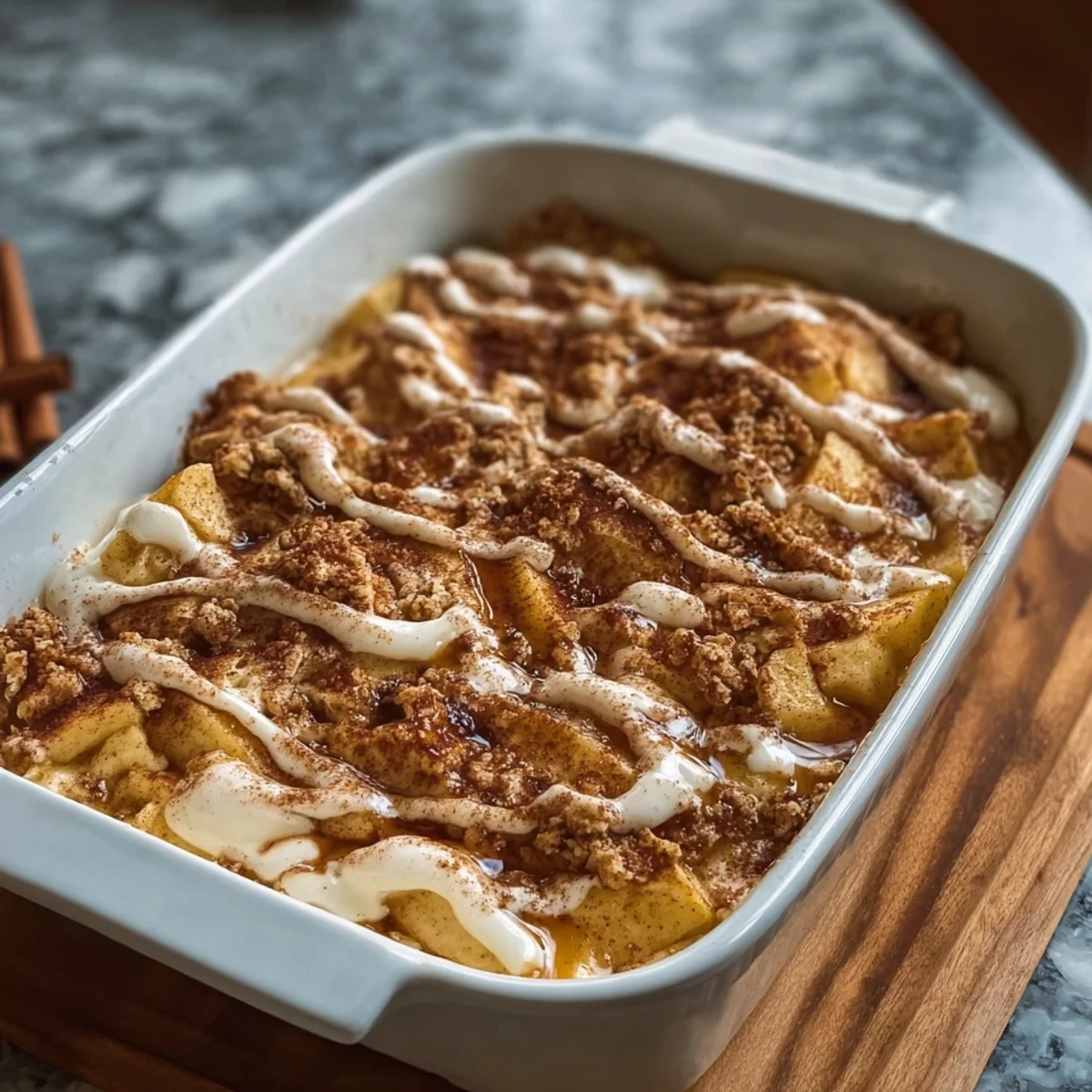Baked Apple Cinnamon Cottage Cheese