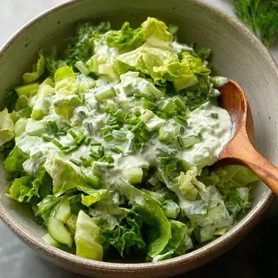 Creamy Green Goddess Salad Recipe