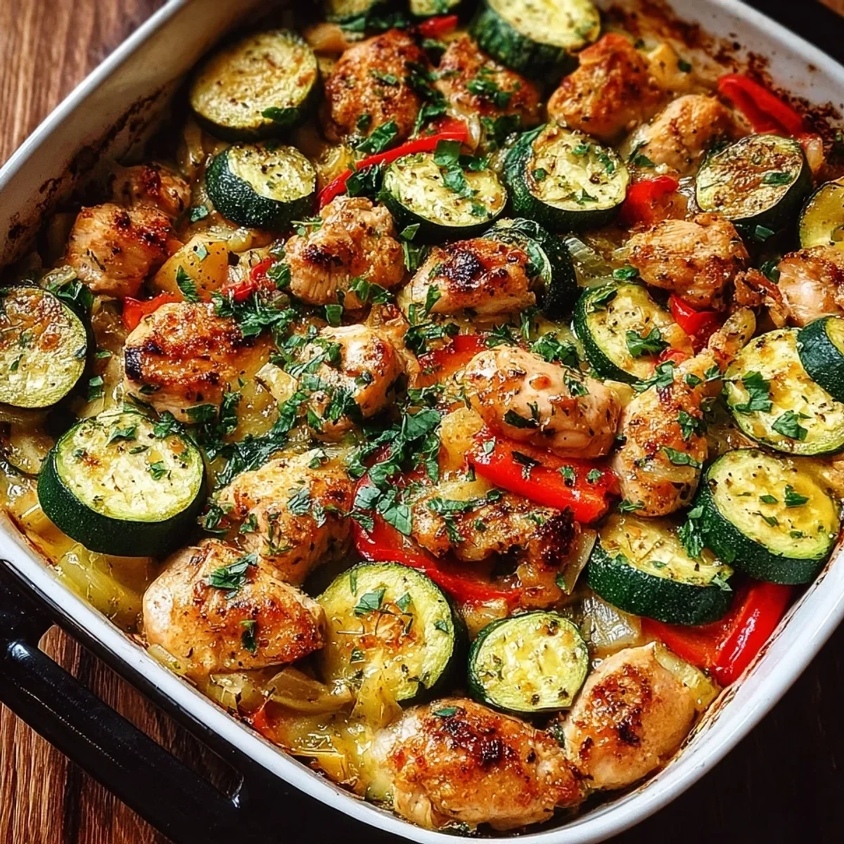 Easy Chicken Zucchini Bake: Healthy One-Dish Meal
