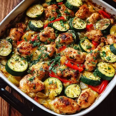 Easy Chicken Zucchini Bake: Healthy One-Dish Meal