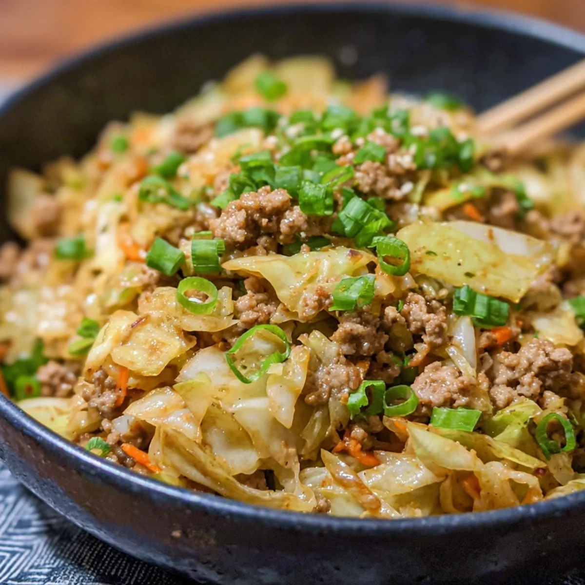 Easy Keto Egg Roll in a Bowl: Quick Asian Dinner