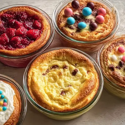 Fluffy Baked Protein Pancake Bowls for Breakfast