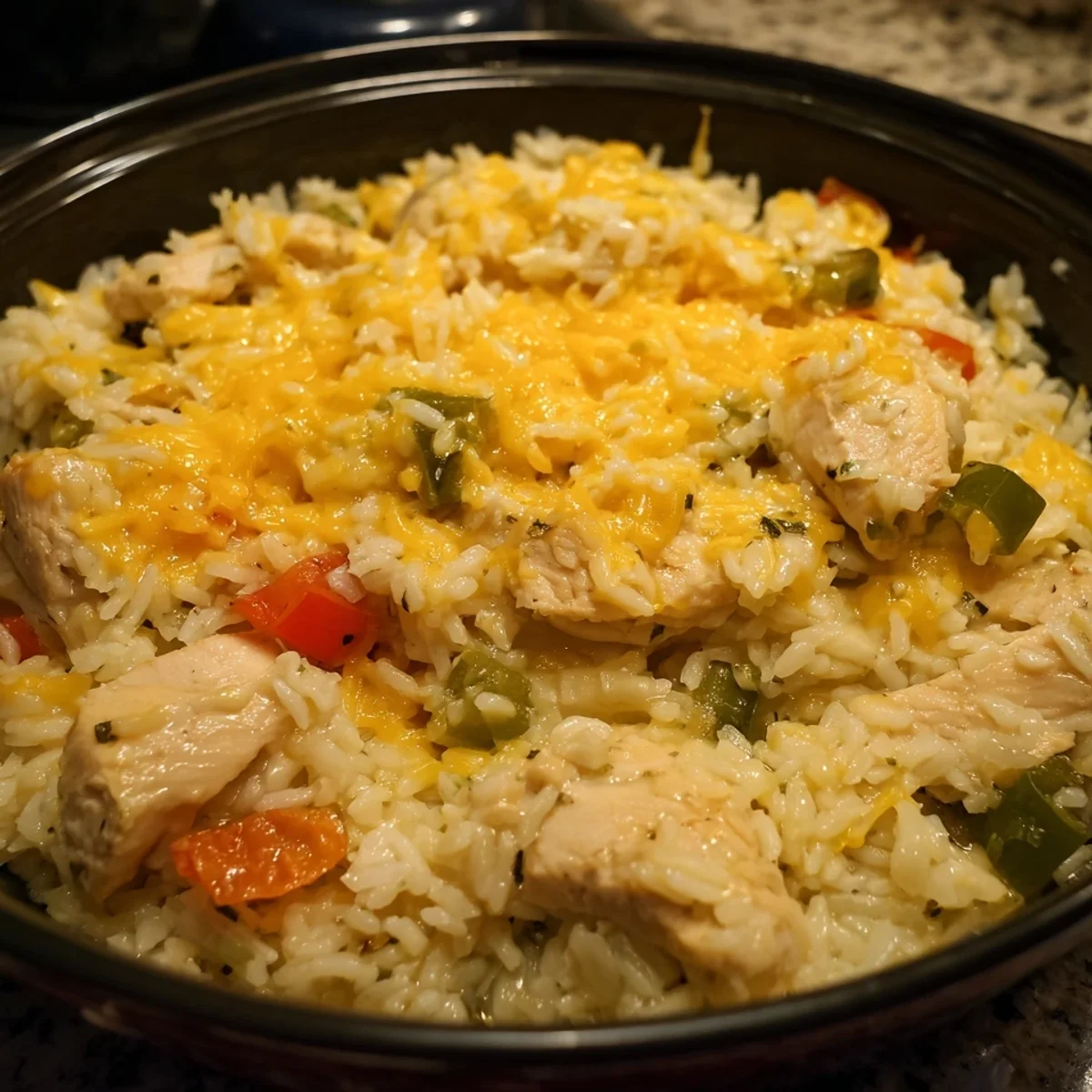 Healthy Chicken Cauliflower Rice Casserole