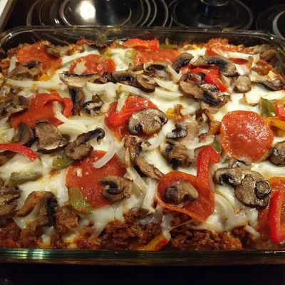 Low Carb Pizza Casserole: Quick & Easy Dinner Tonight