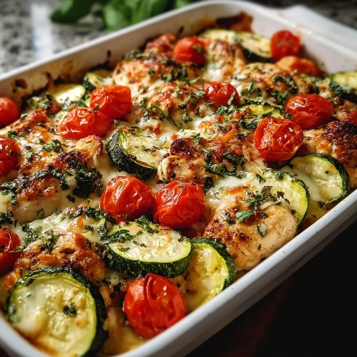 Mediterranean Chicken Zucchini Bake: Easy Meal Prep