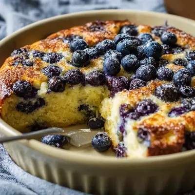 Protein Blueberry Cottage Cheese Bake