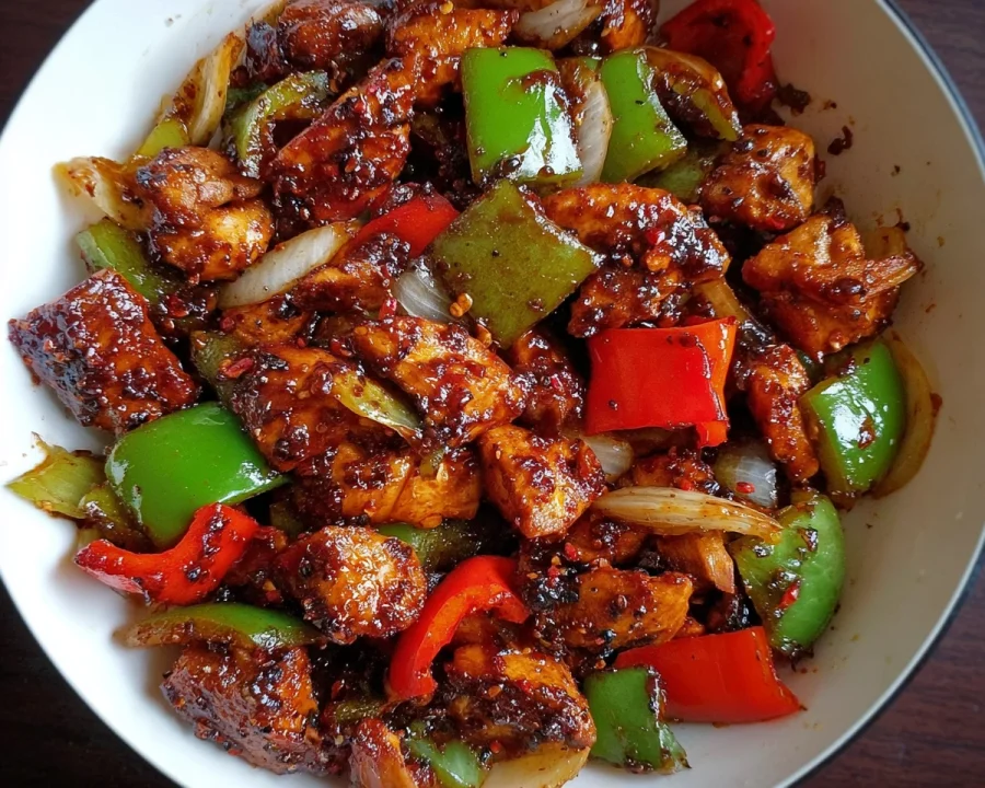 Easy Black Pepper Chicken: Homemade Chinese Takeout Style