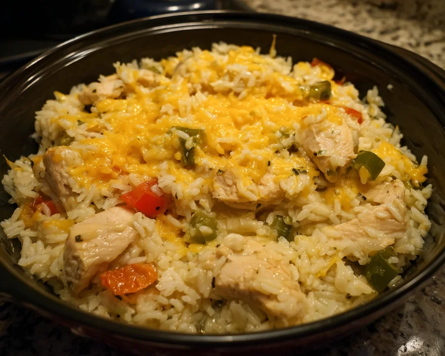 Healthy Chicken Cauliflower Rice Casserole