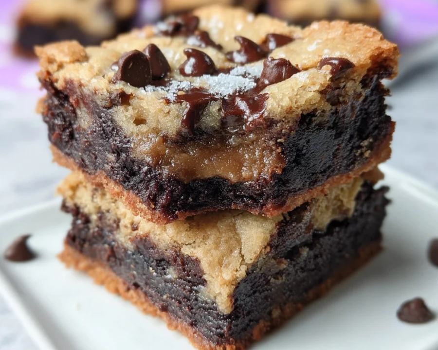 Low Carb Keto Brookies: Brownie & Cookie Delight