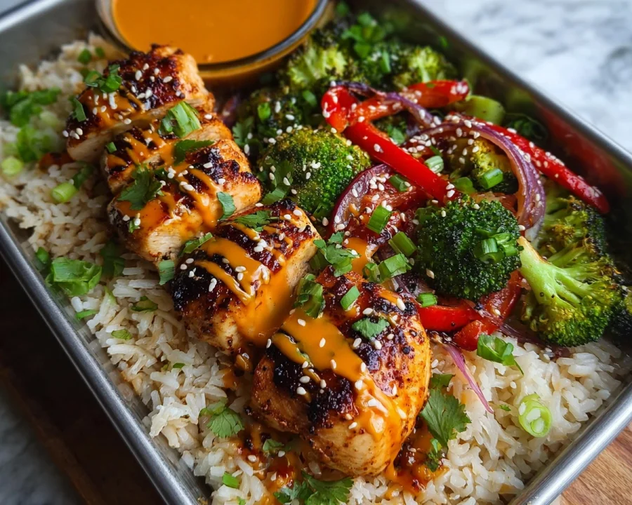Sweet Chili Chicken Meal Prep Bowl: Protein-Packed