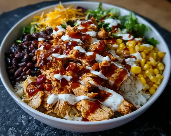 BBQ Ranch Chicken Bowl: Macro-Friendly, 42g Protein