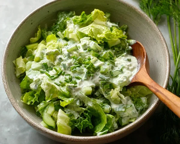 Creamy Green Goddess Salad Recipe