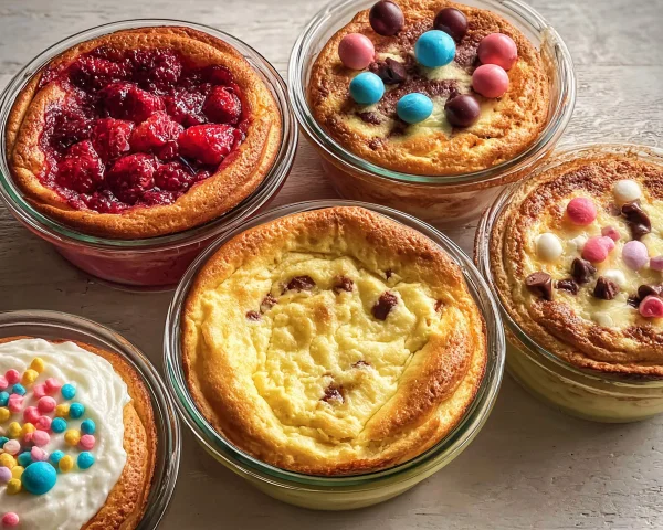 Fluffy Baked Protein Pancake Bowls for Breakfast