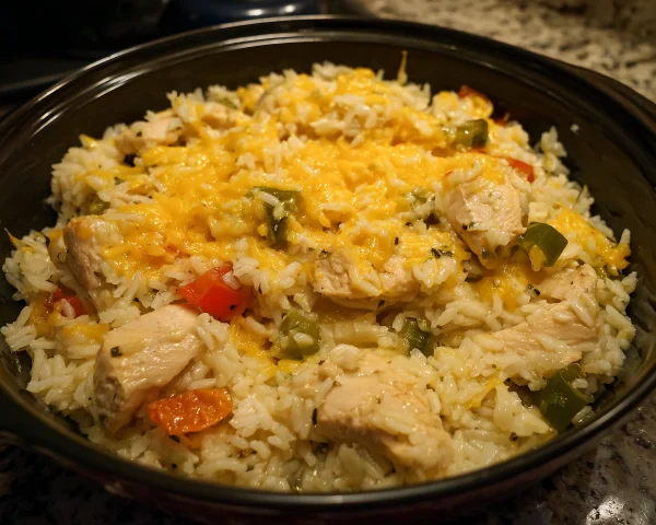 Healthy Chicken Cauliflower Rice Casserole
