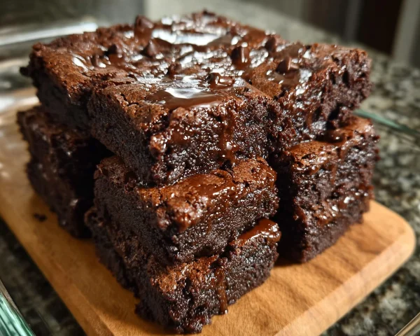 Healthy Low Calorie Greek Yogurt Brownies