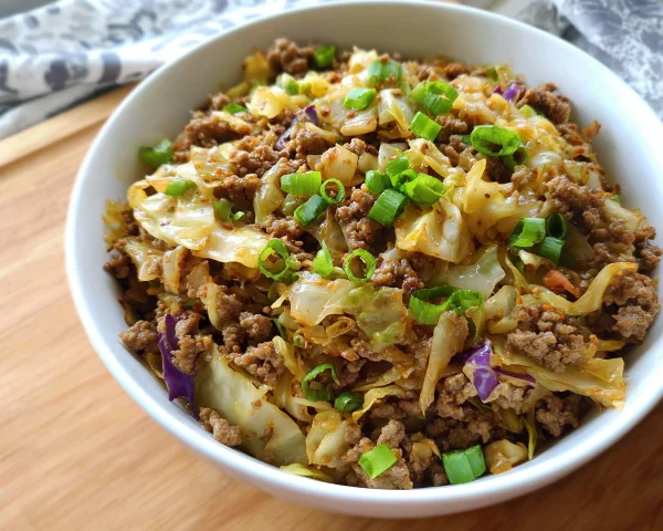 Low-Carb Egg Roll Bowl: Quick 15-Min Meal