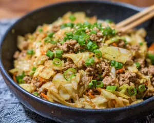 Keto Egg Roll in a Bowl