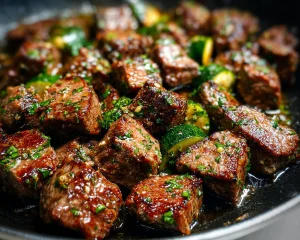 Garlic Butter Steak Bites