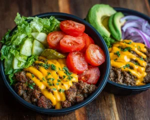 Cheeseburger Bowls